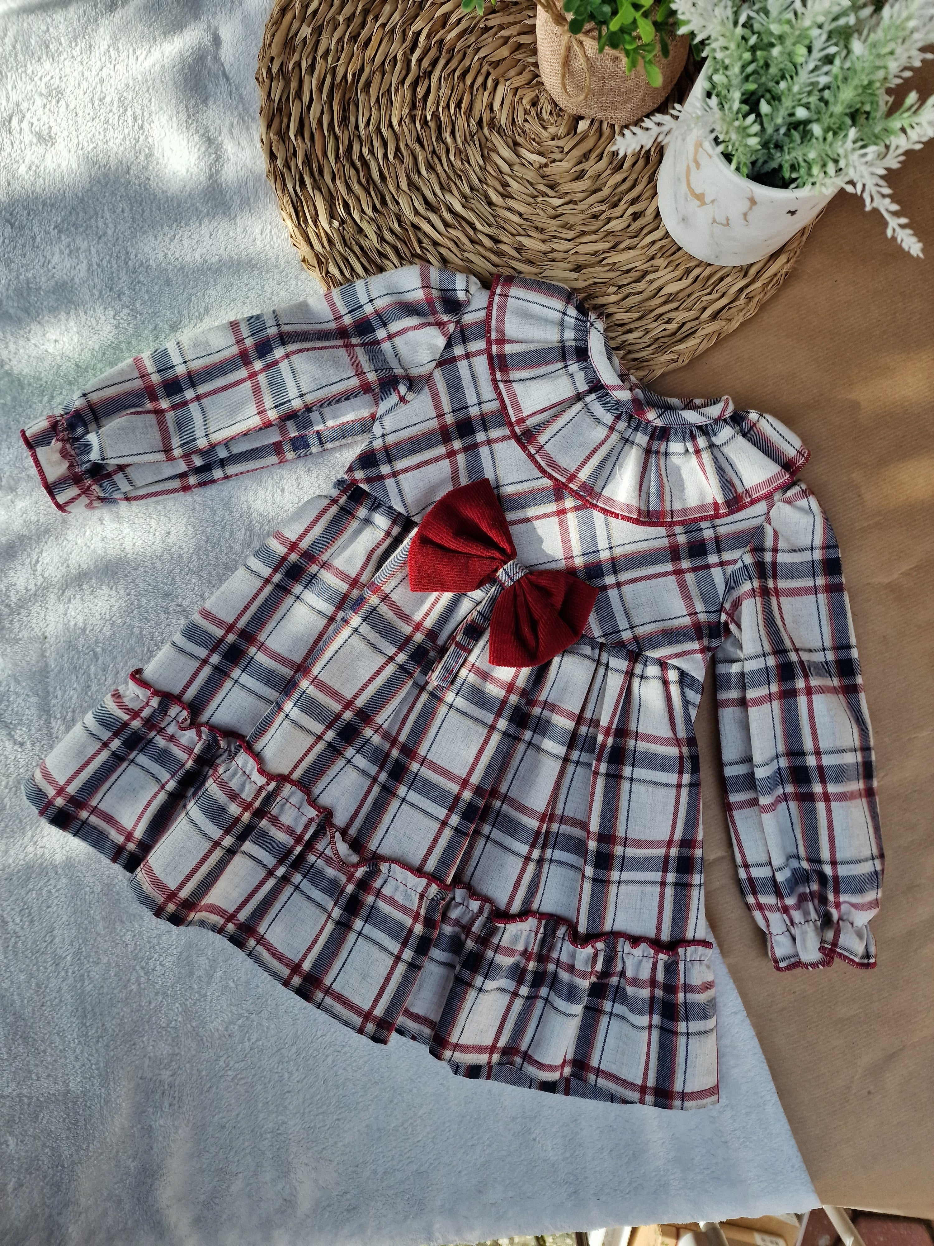 Vestido Xadrez Vermelho