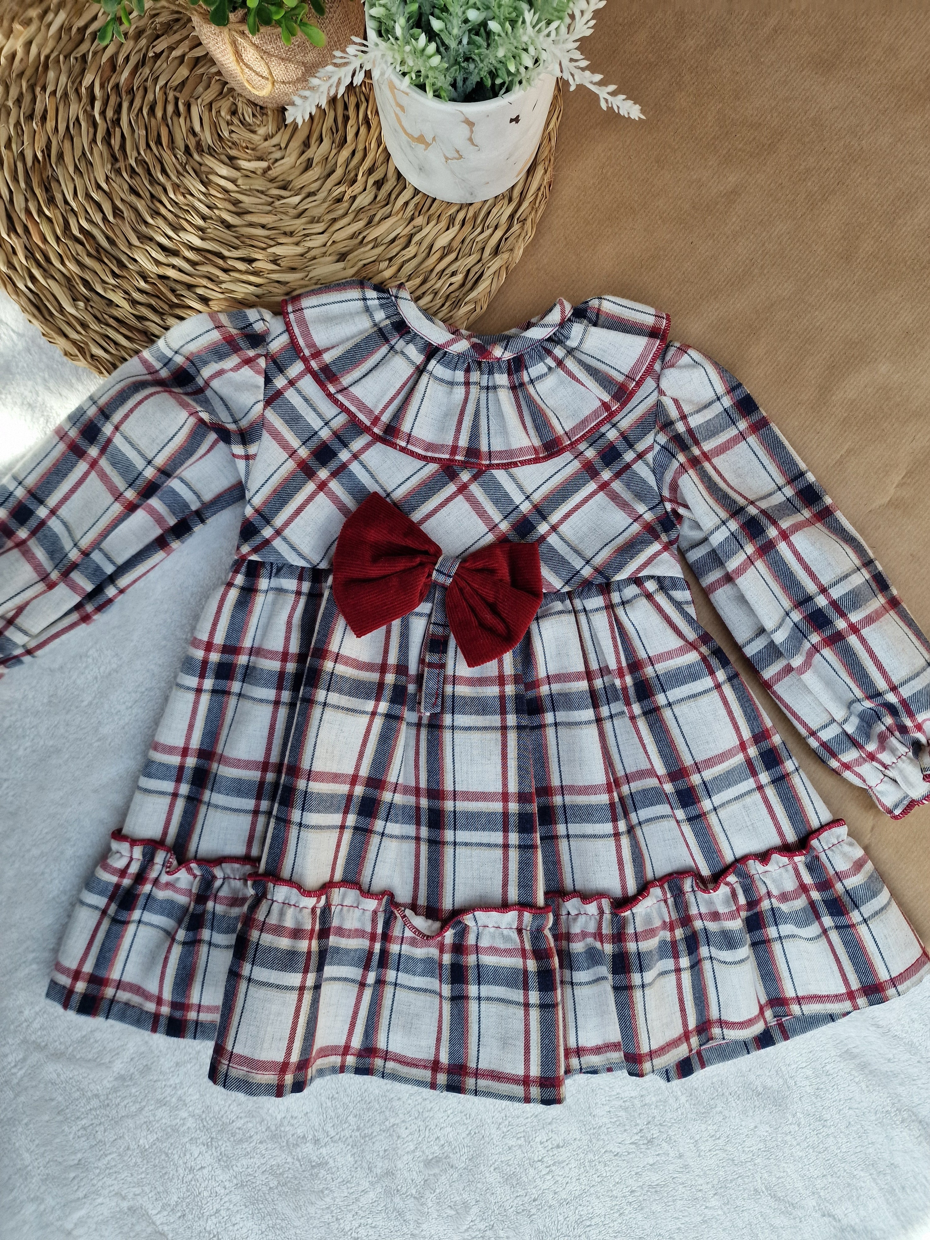 Vestido Xadrez Vermelho