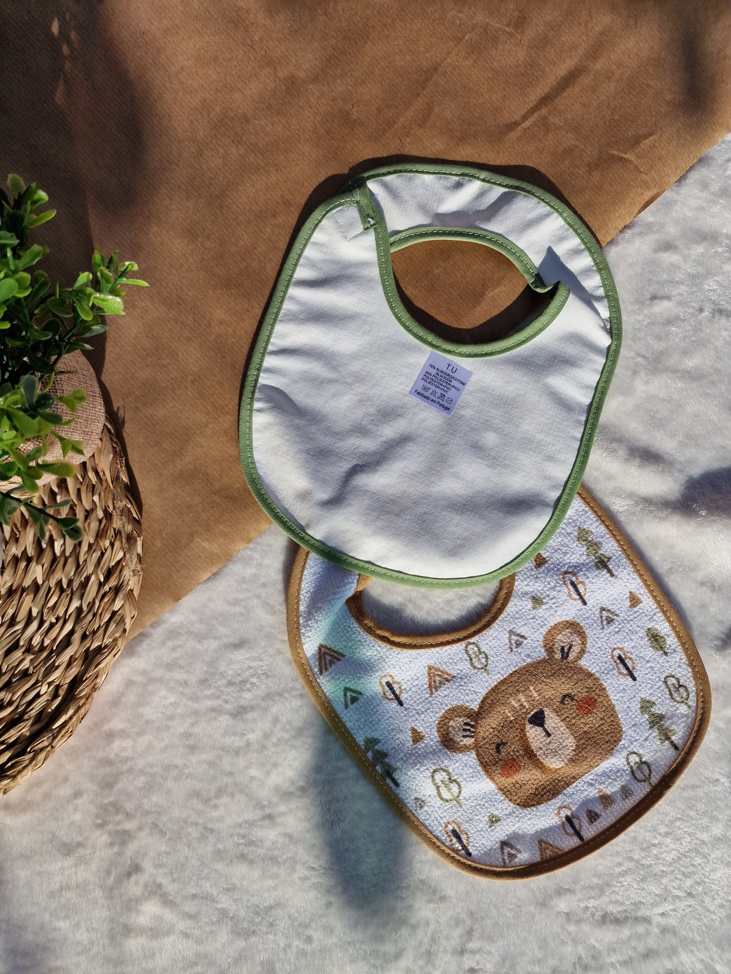 Babete Plastificada Ursinhos