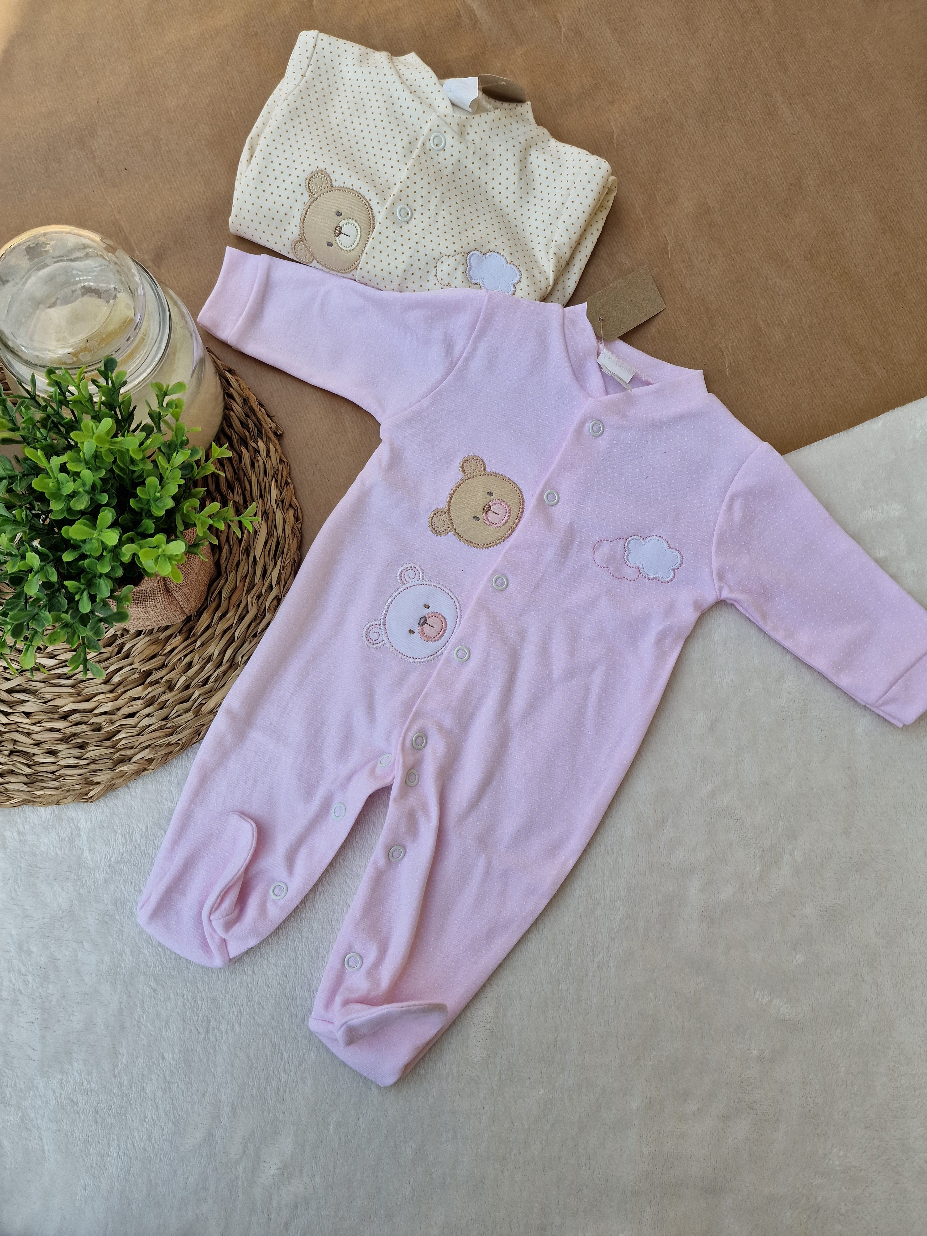 Babygrow Ursinhos com Pintinhas