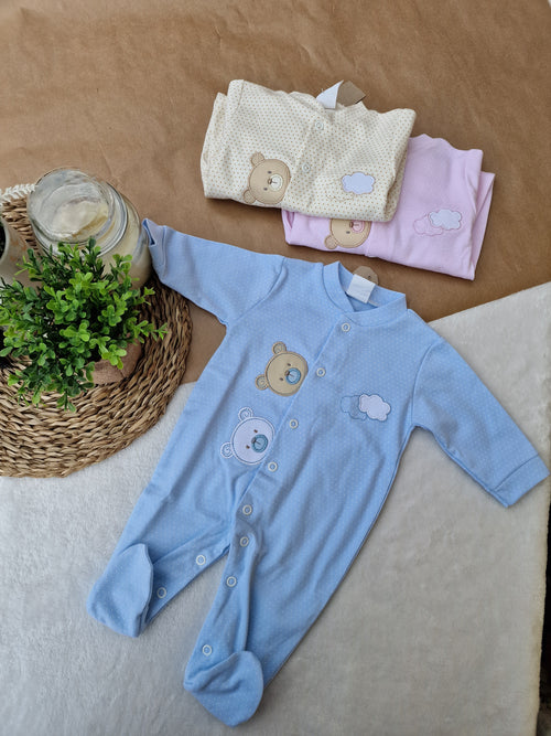 Babygrow Ursinhos com Pintinhas
