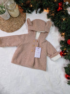 Casaco Ursinho  com carapuço