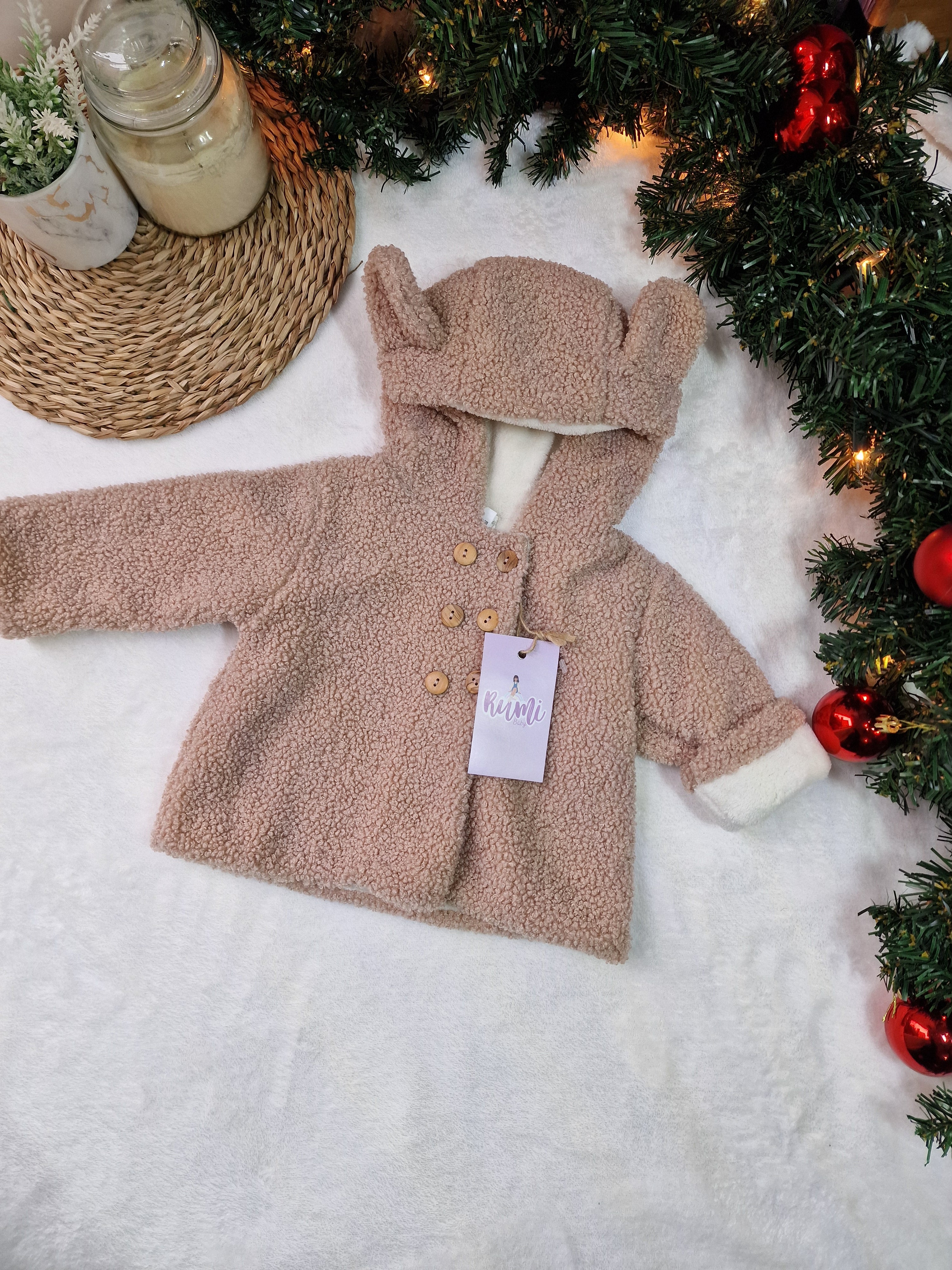 Casaco Ursinho  com carapuço