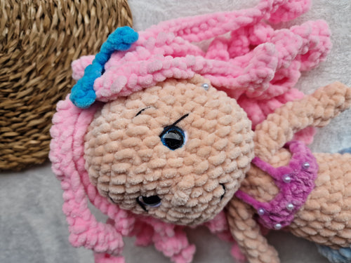 Amigurumi Sereia Rosa