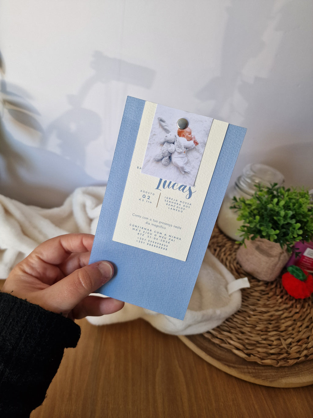 Convite Batizado Cielo