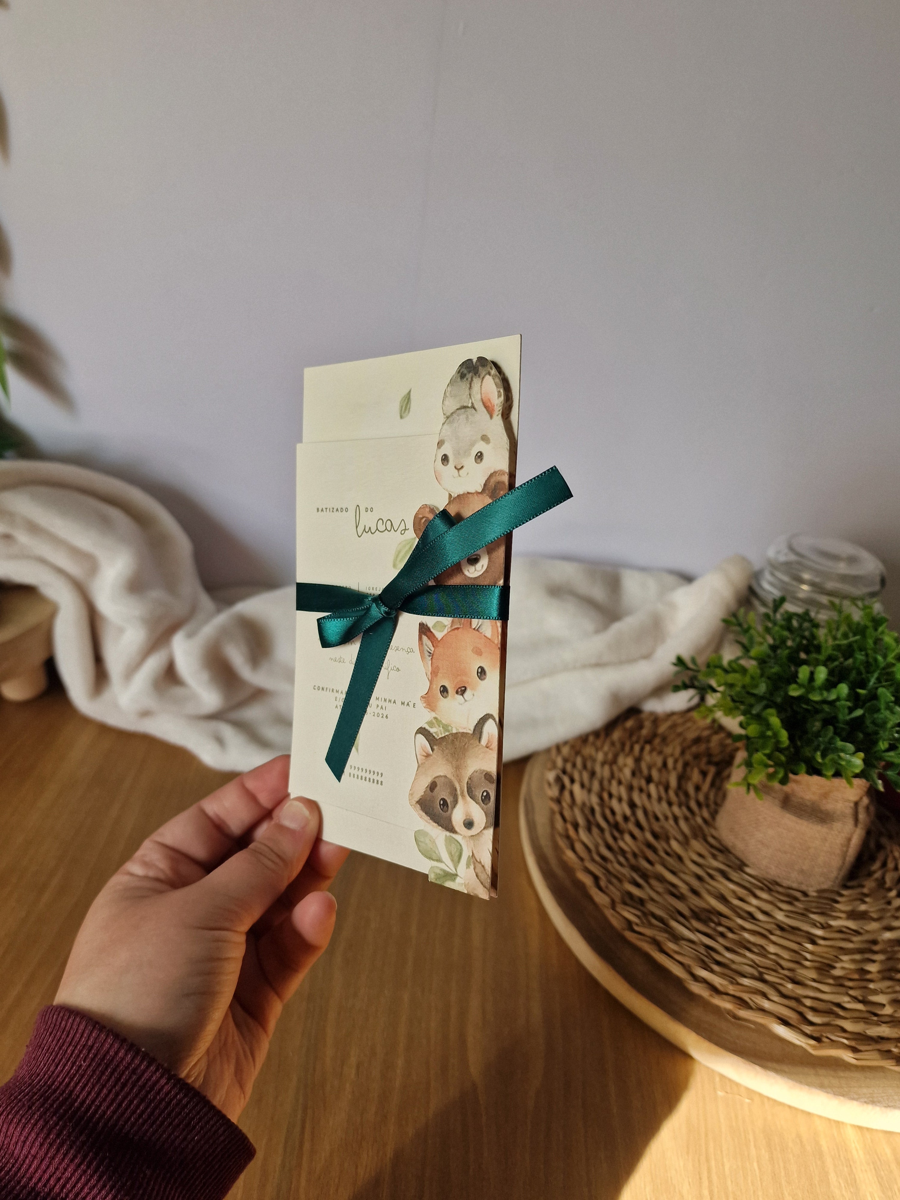 Convite Raposinha e amiguinhos