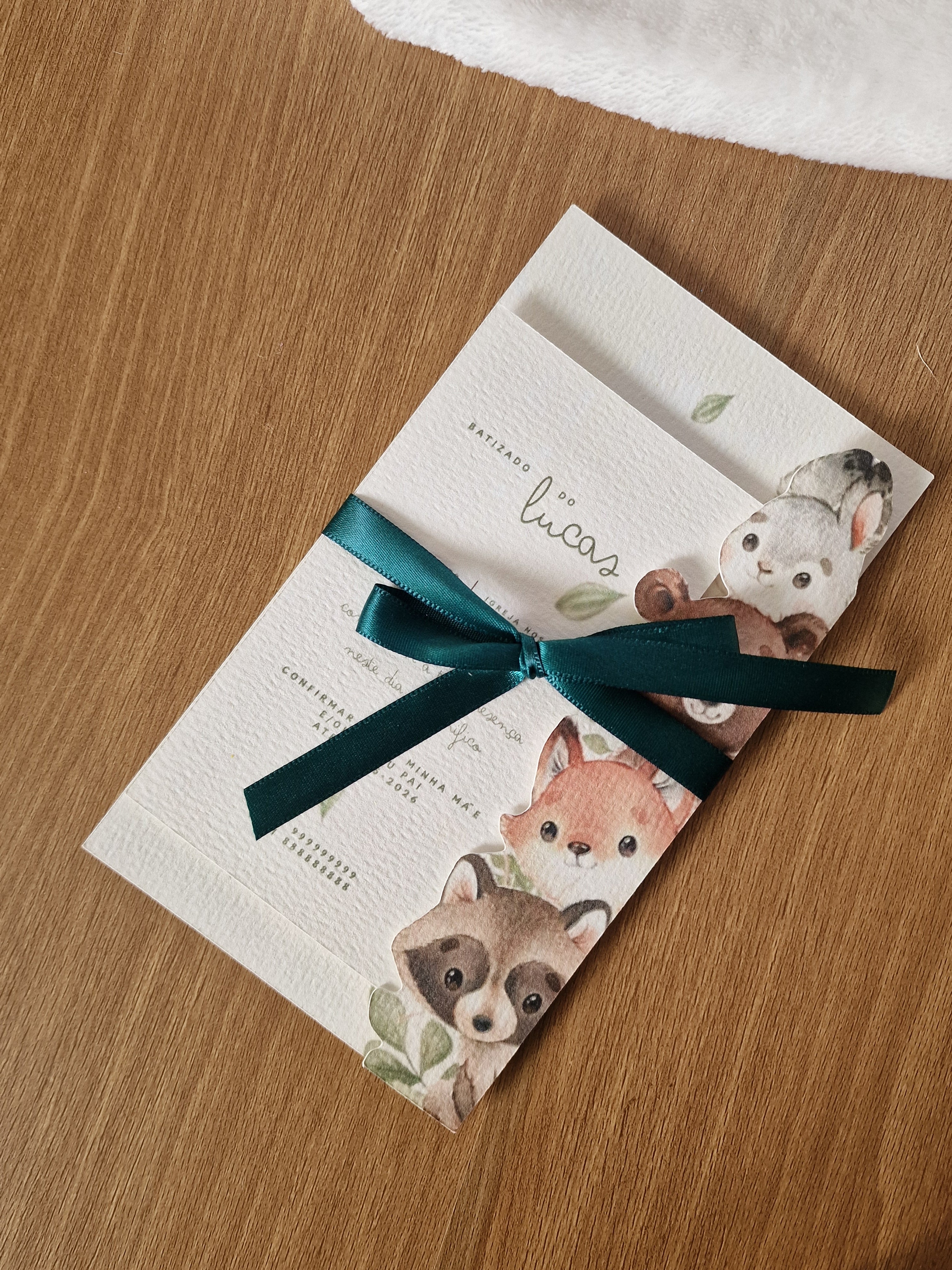 Convite Raposinha e amiguinhos