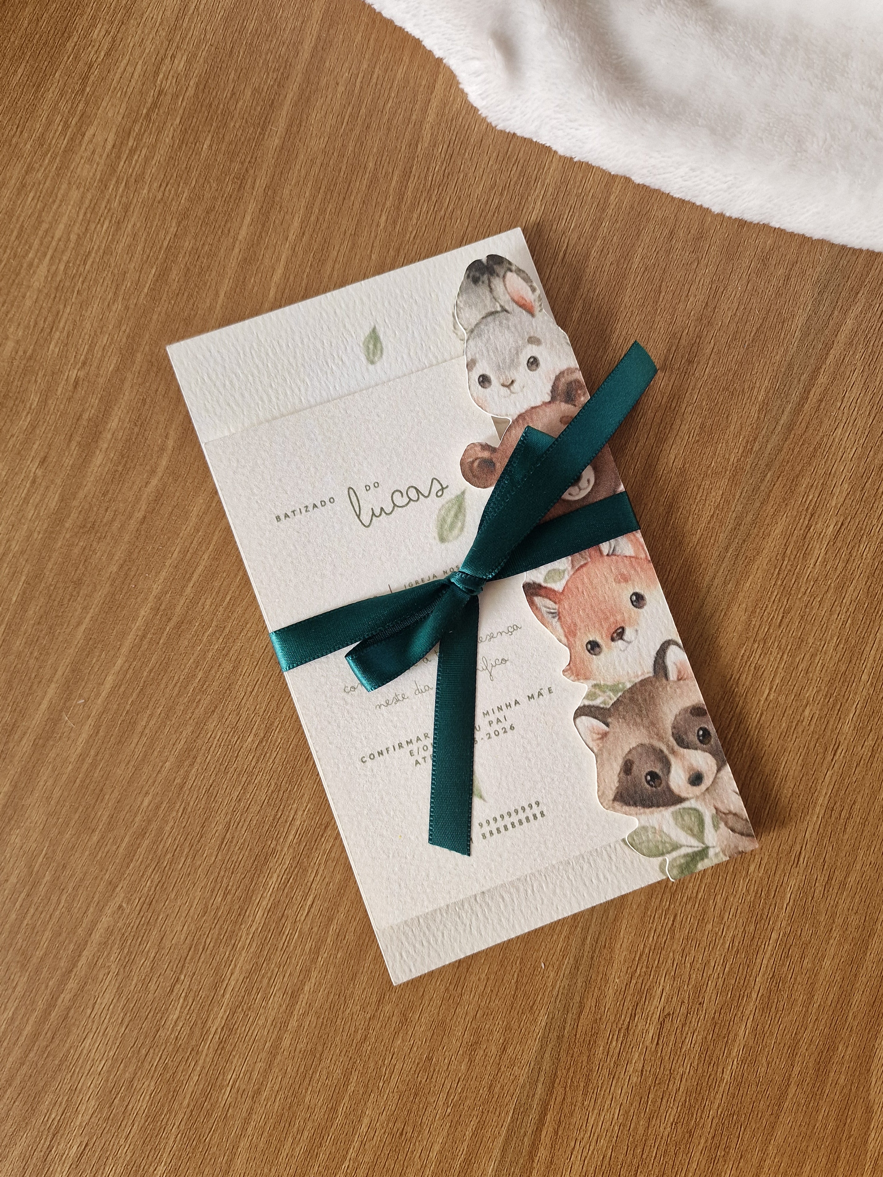 Convite Raposinha e amiguinhos