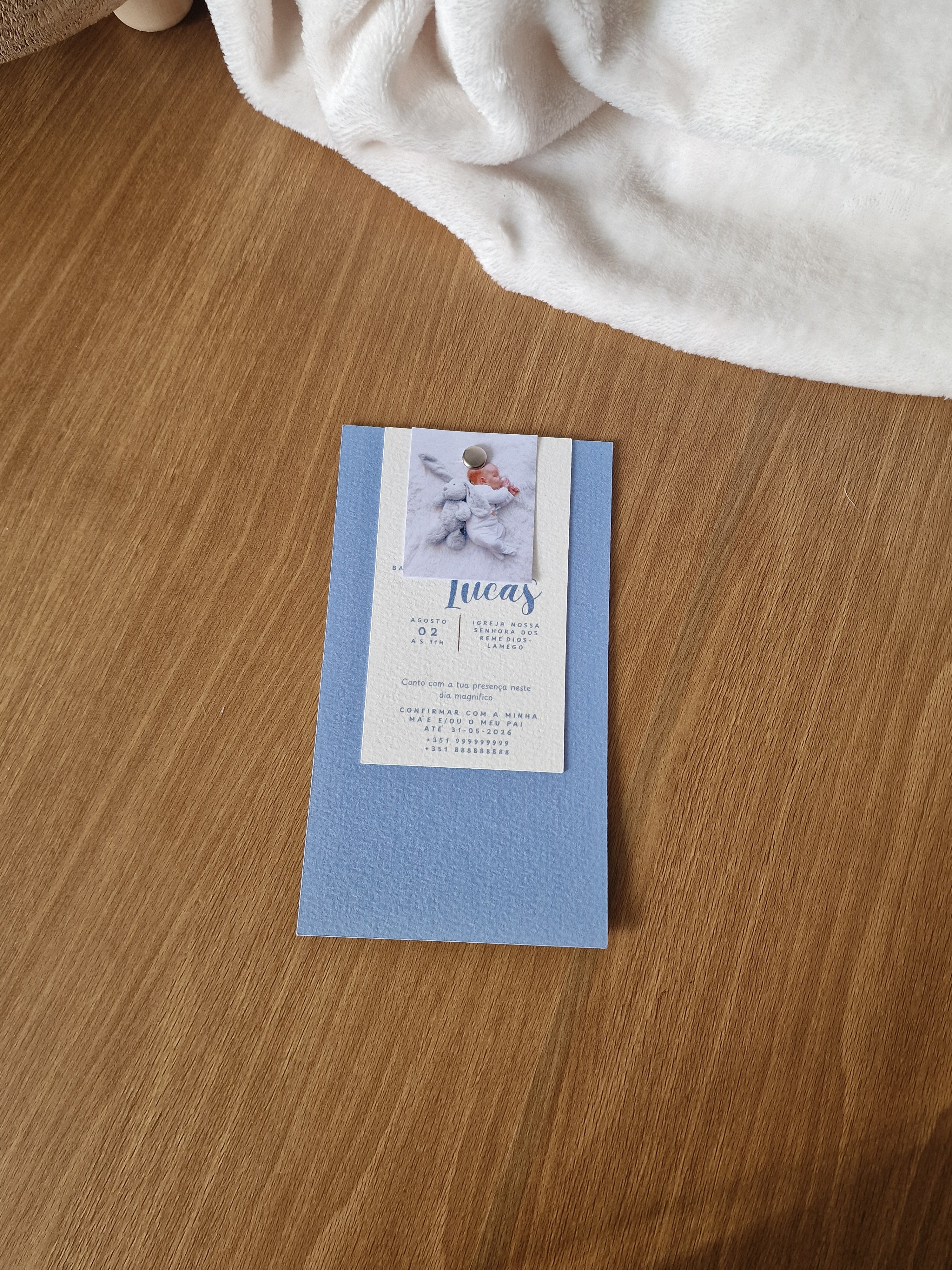 Convite Batizado Cielo