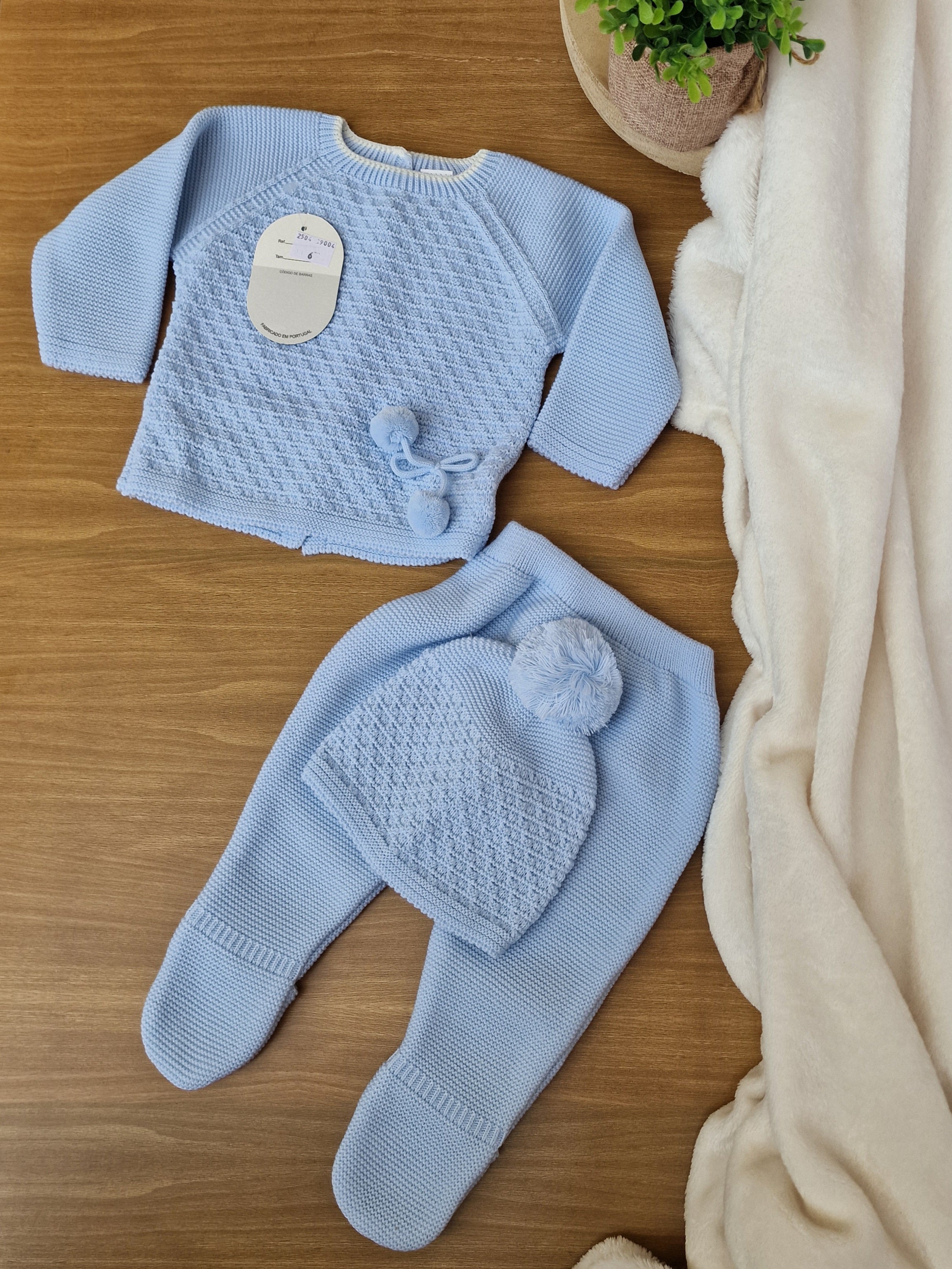 Conjunto Pompom 3 peças
