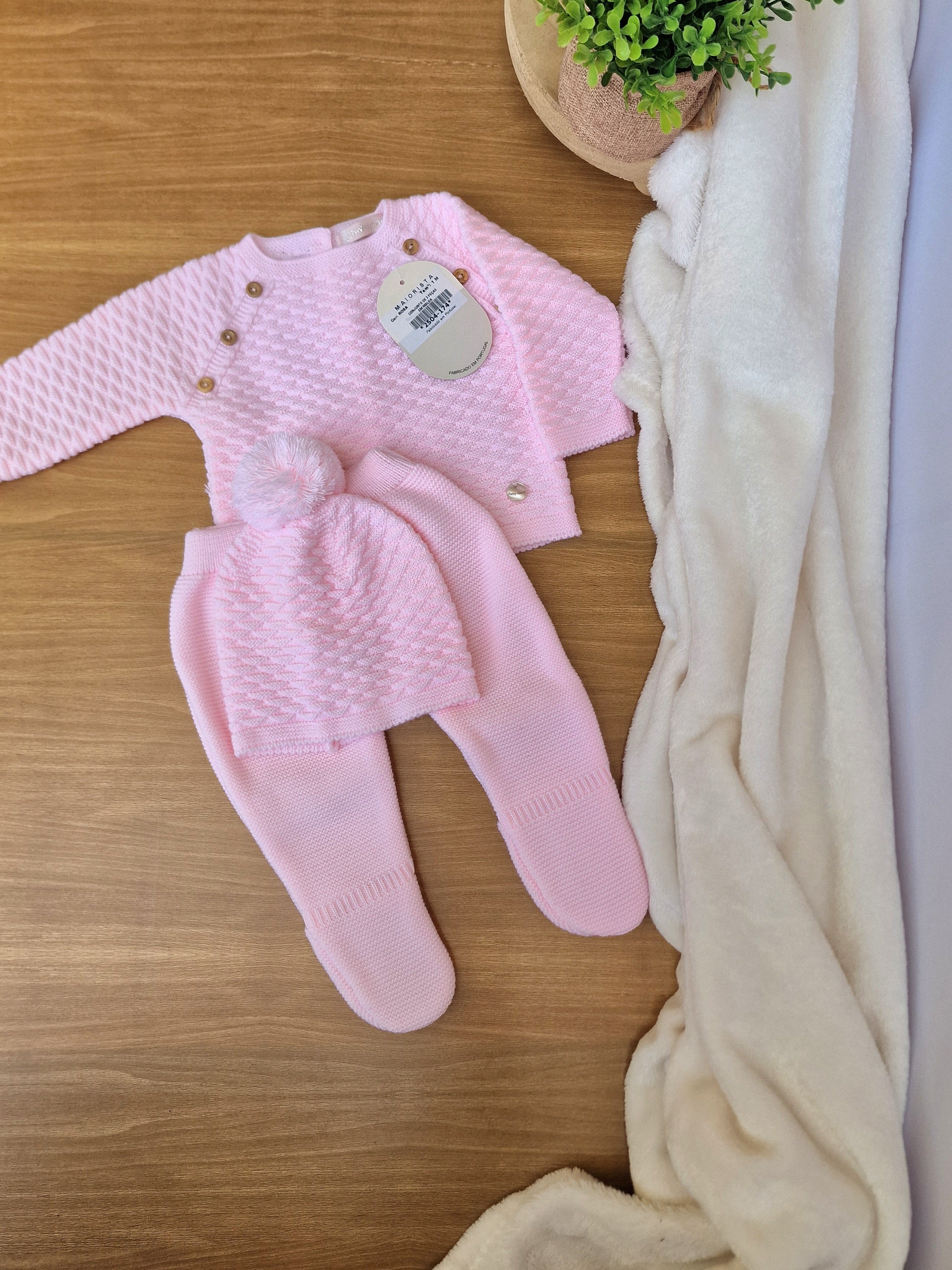 Conjunto Rosinha 3 peças
