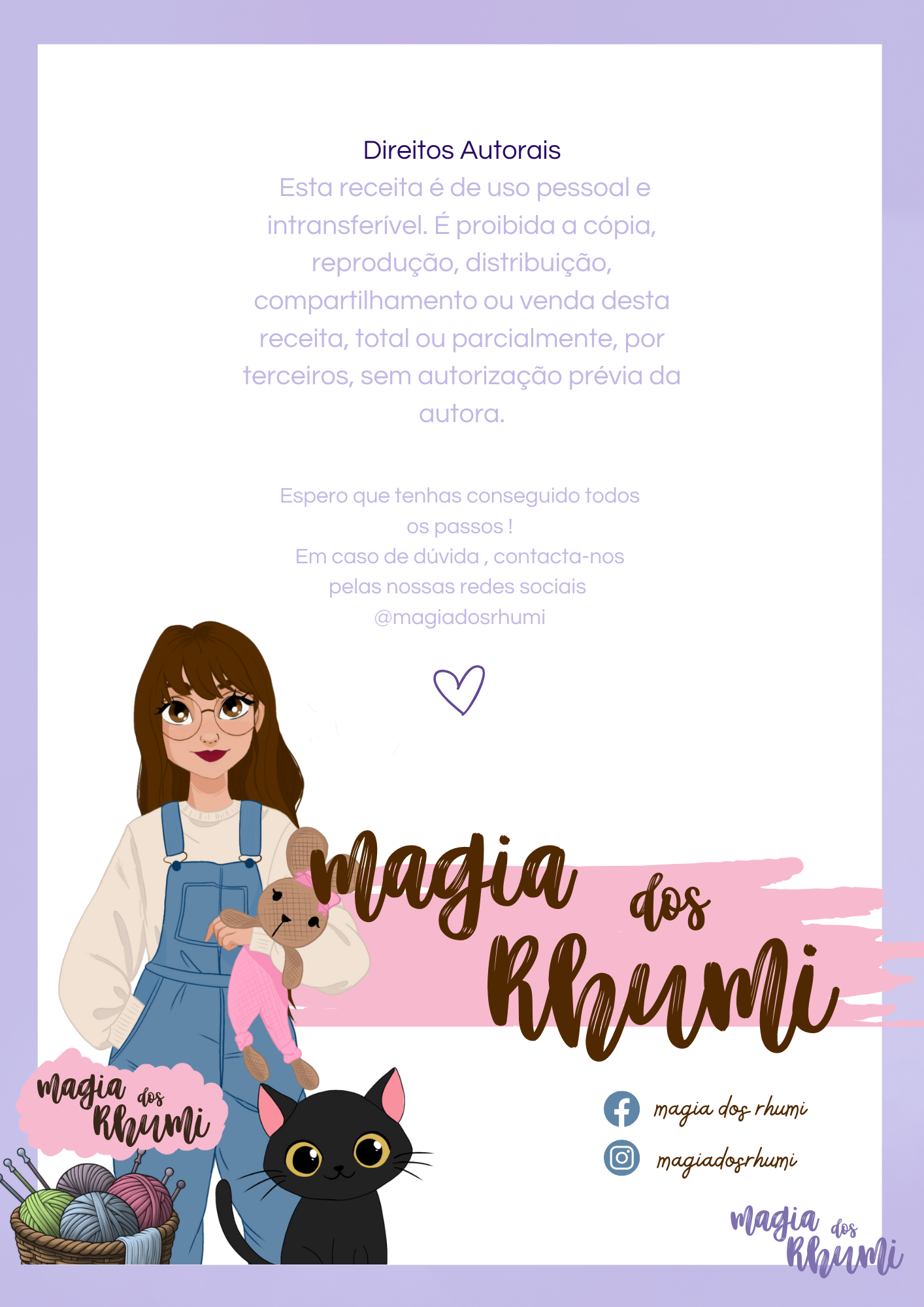 Coelha Violeta - receita amigurumi