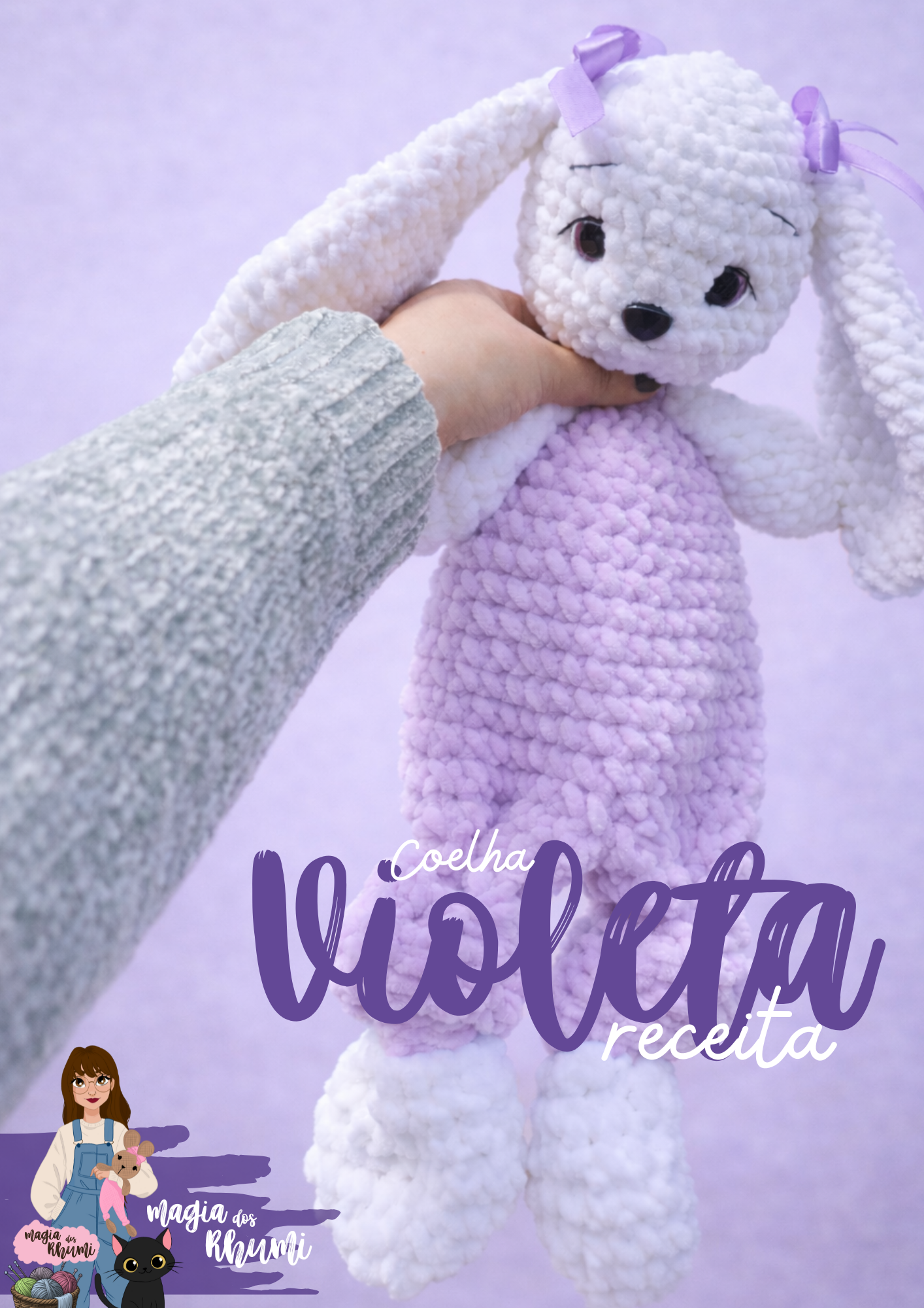 Coelha Violeta - receita amigurumi
