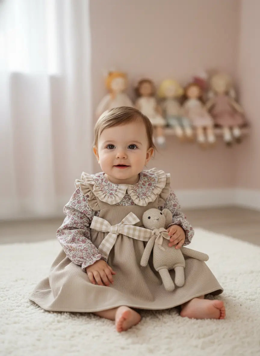 Vestido com Camisa florida