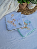 Fralda bordada Ursinho com balão