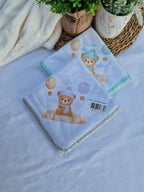 Fralda bordada Ursinho com balão