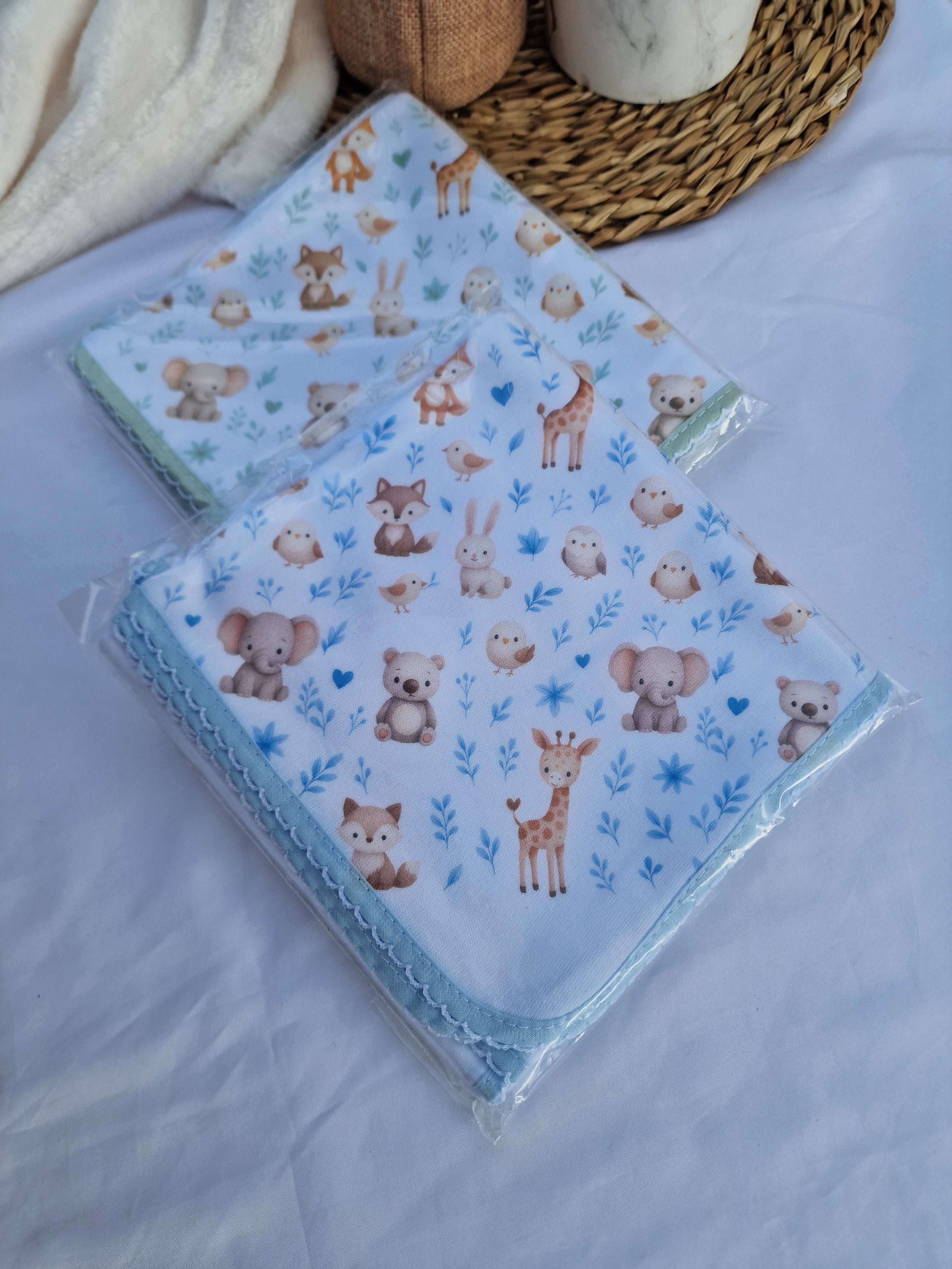 Fralda Bordada Animais